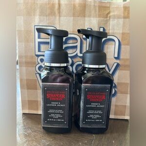 Bath and body works stranger things eddies leather jacket foam soap